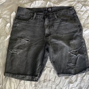 BDG urban outfitters black jean shorts